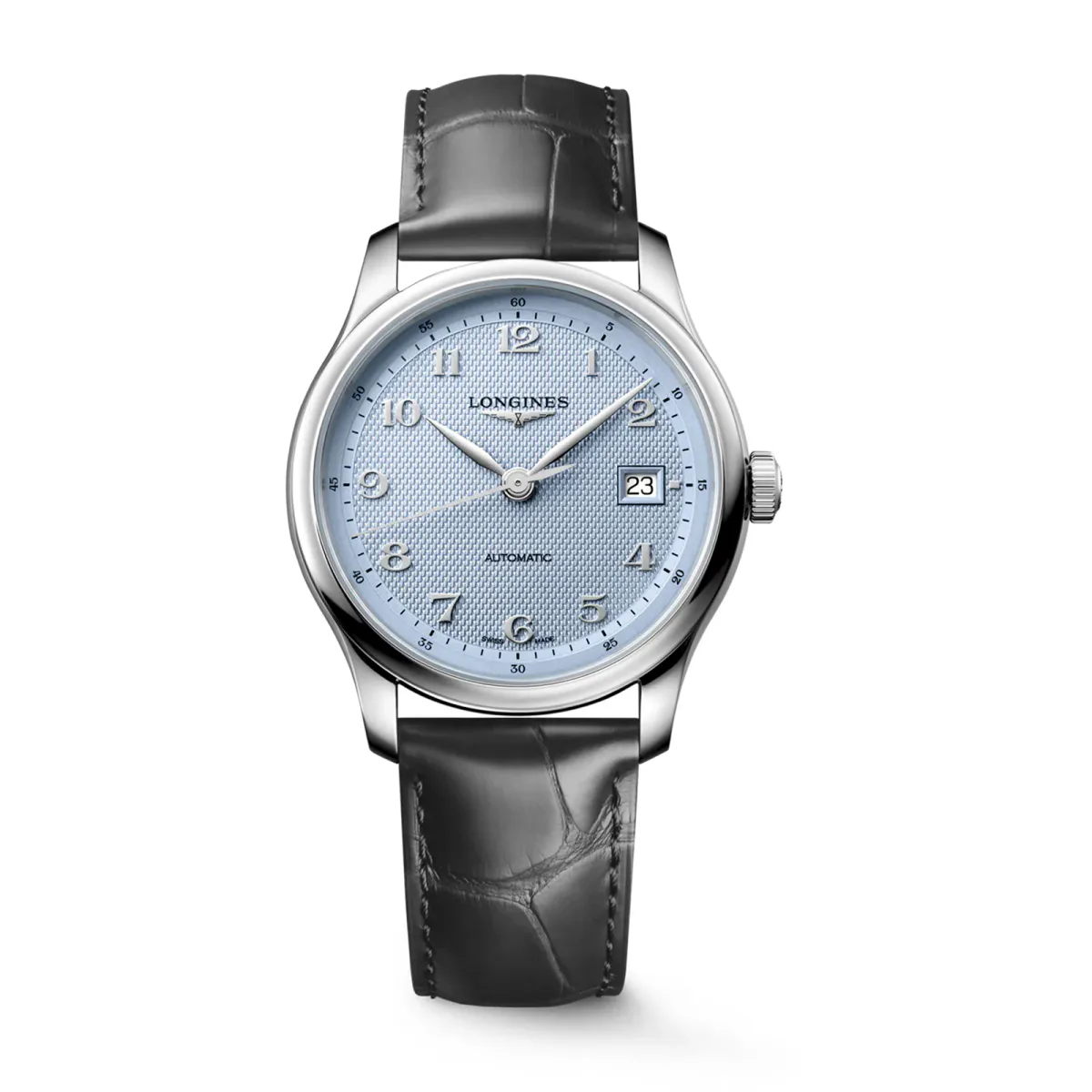 Longines Master Collection 39mm Mens Watch Light Blue Dial