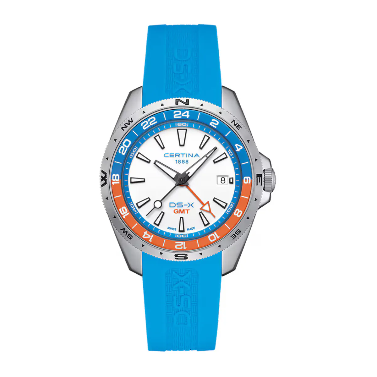 Certina DS-X GMT 41mm Unisex Watch White