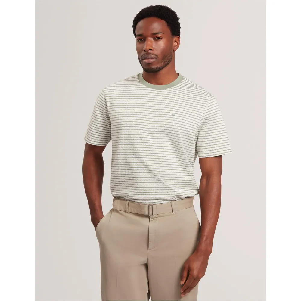 Ted Baker Men's Oversized T-Shirt in Mid-Green, additional product view 2