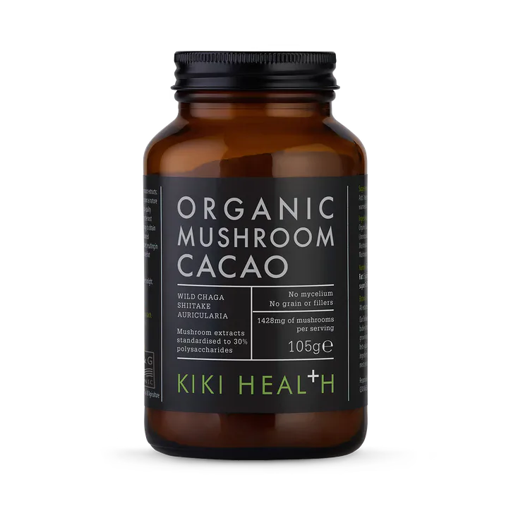 KIKI HEALTH Organic Mushroom Extract Cacao Powder - 105g