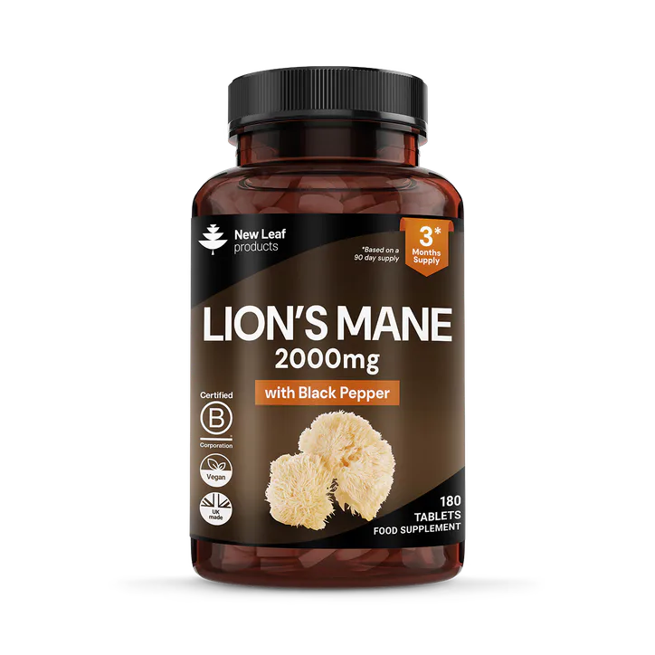 New Leaf Products Lions Mane Tablets 180 tablets