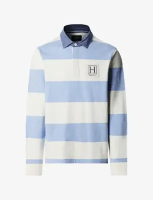 HACKETT Heritage H-Stripe Cotton Rugby Shirt