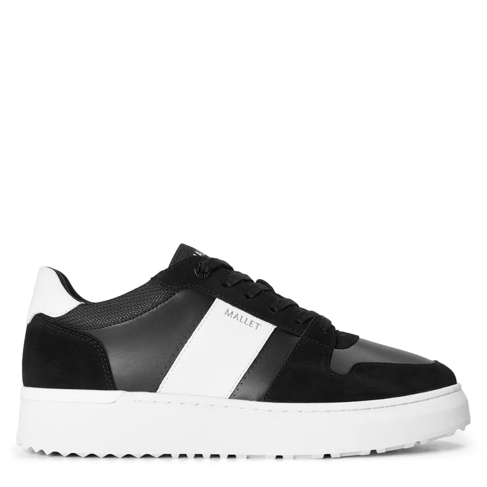 Mallet Mallet Hoxton Sn62 in Black White – Footwear