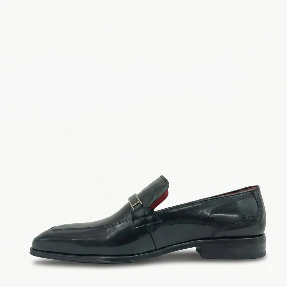 Jeffery West Men's Loafers in Col Blk-Silver, additional product view 2