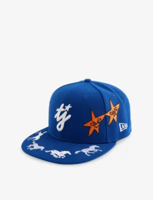 TWOJEYS x New Era 59Fifty Brand-Embroidered Canvas Cap - 6 7/8 in BLUE – Mens | Hats | Caps