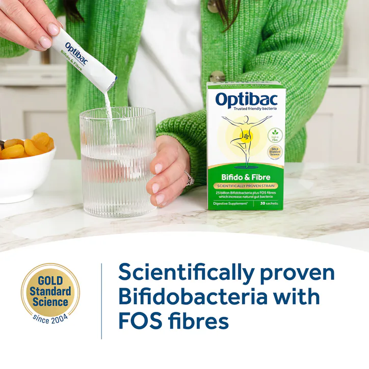 Optibac Bifido & Fibre 30 Sachets, additional product view 2