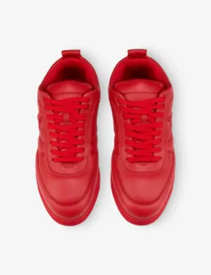 CHRISTIAN LOUBOUTIN SK VI Leather Trainers - EUR 41.5 / 7.5 UK MEN in LOUBI, additional product view 2