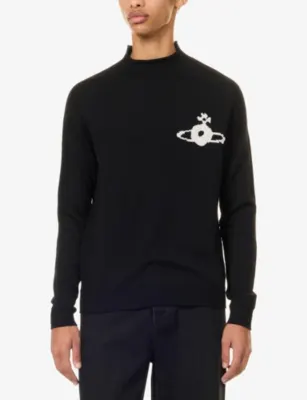 VIVIENNE WESTWOOD Fisherman Orb Wool Jumper detail 3