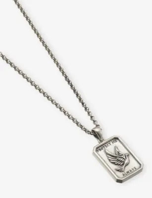 SERGE DENIMES Protect 925 Sterling Silver Pendant Necklace detail 3