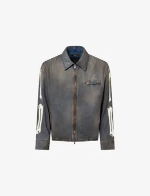 AMIRI Lea Bones Denim Jacket