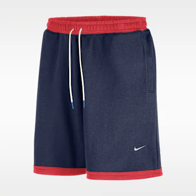 Nike WNBA Legends Nike Basketball Fleece Shorts - Midnight Navy/Action Red/Sail/White