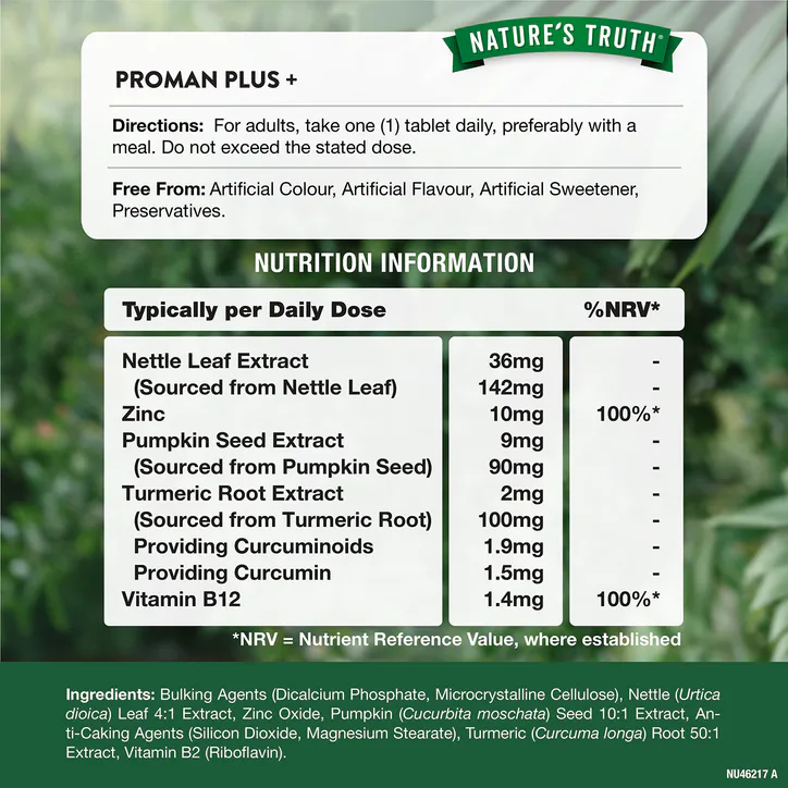 Nature's Truth ProMan+ Complex for Men detail 3