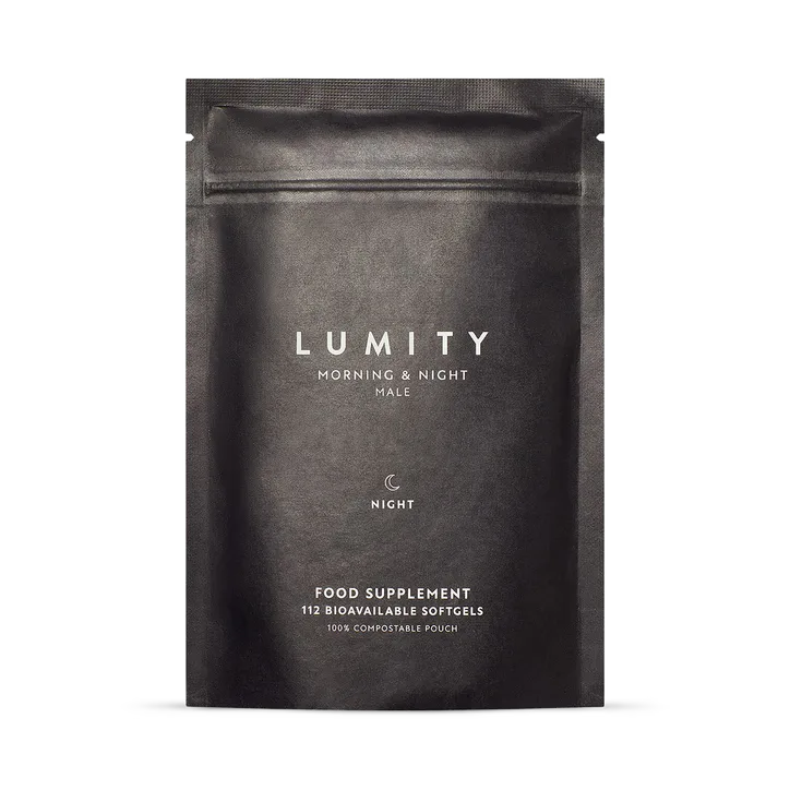 LUMITY Male Morning & Night Supplement Refil Pouches - 28 day 224 softgels, additional product view 3