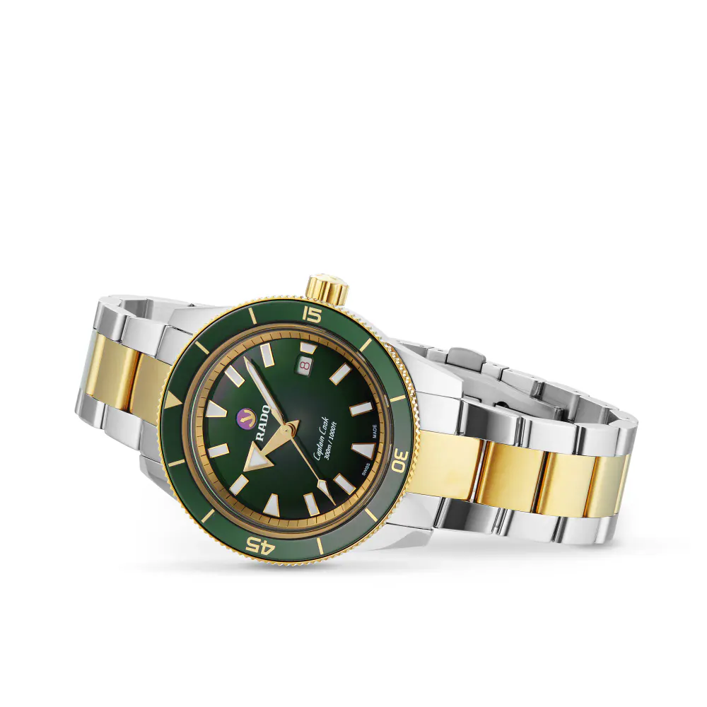 Rado Captain Cook 42mm Mens Watch - Green in Green, additional product view 3