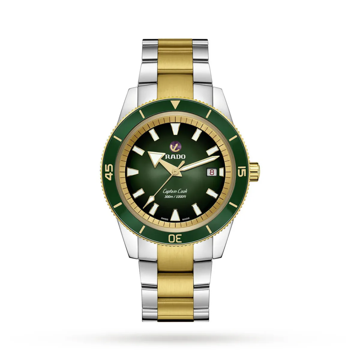 Rado Captain Cook 42mm Mens Watch - Green