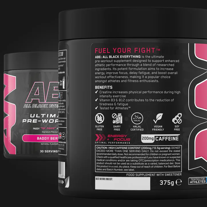 Applied Nutrition ABE Ultimate Pre-Workout Baddy Berry 375g detail 2