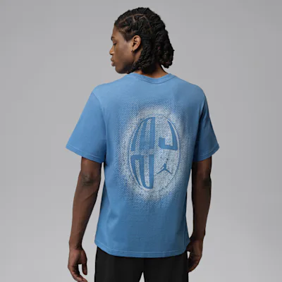 Jordan Sport Men's Dri-FIT Graphic T-Shirt - Blue Beyond/White