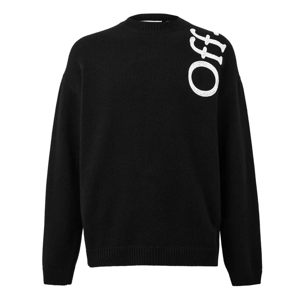 Off White Off Bookish Crw Knit Sn64