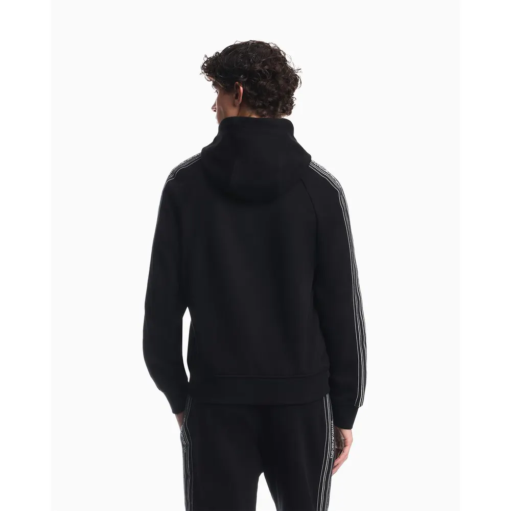 Emporio Armani Men's Cotton Zip Hoodie detail 2