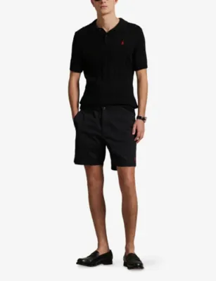 POLO RALPH LAUREN Polo Prepster Logo-Embroidered Stretch-Cotton Shorts detail 2
