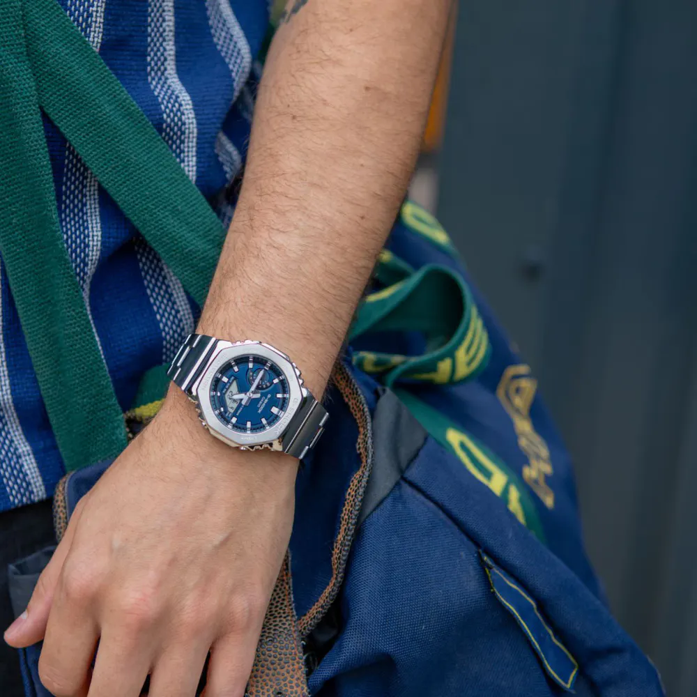 Casio G-SHOCK Central Cee Exclusive 49.5mm Mens Watch Blue detail 2