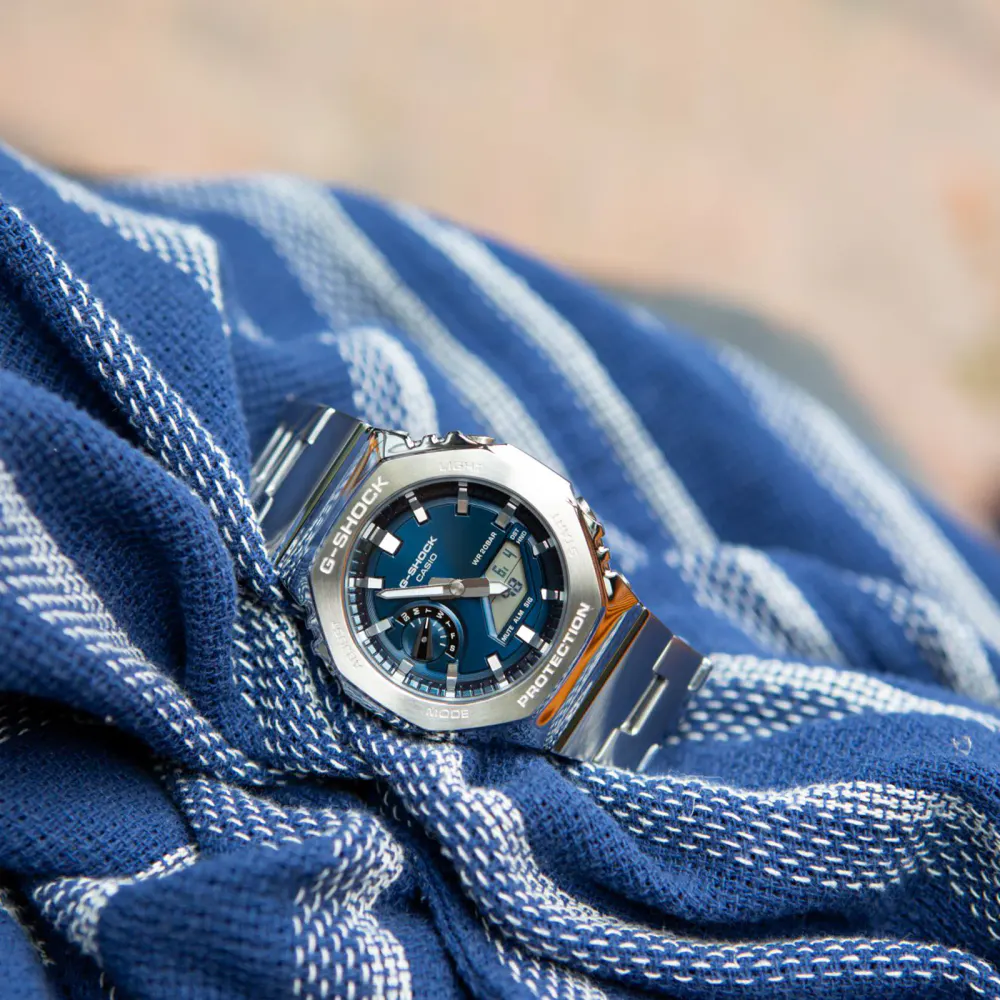 Casio G-SHOCK Central Cee Exclusive 49.5mm Mens Watch Blue detail 3