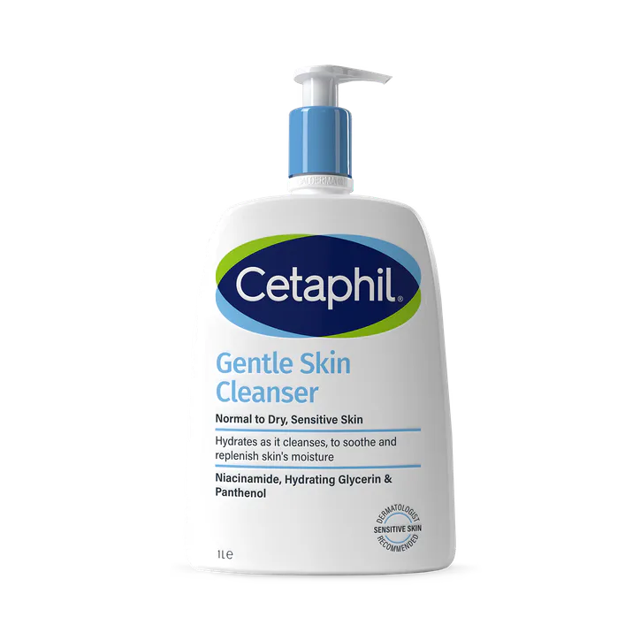 Cetaphil Gentle Skin Cleanser Face & Body Wash 1L