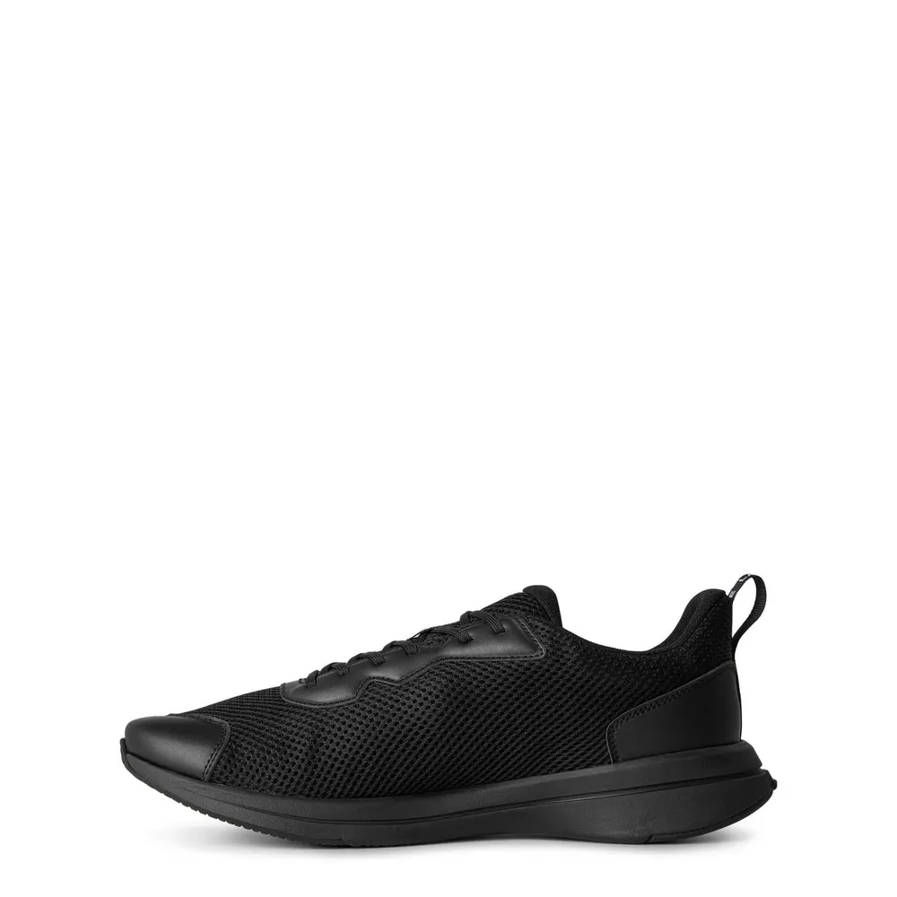 Lacoste Men's Neo RunBase Runners in Black/Black, additional product view 3