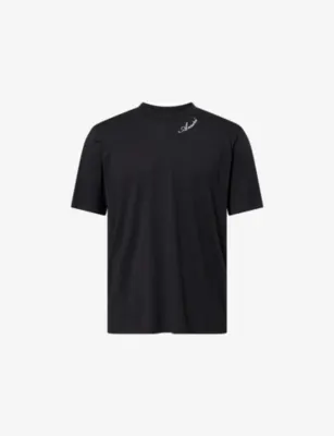 AMIRI Script Embroidered Logo Cotton Modal T-Shirt