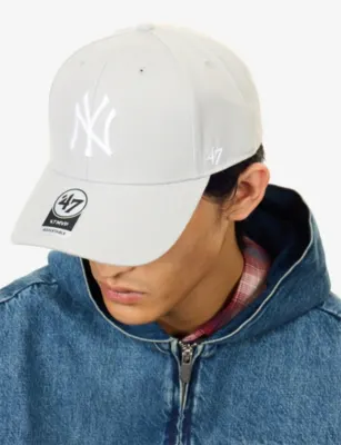 '47 ’47 Clean Up NY Yankees Base Runner MVP Adjustable Cotton-Twill Baseball Cap detail 2