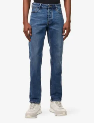 EMPORIO ARMANI J45 Slim-Fit Low-Rise Denim Jeans - 36/30 detail 3