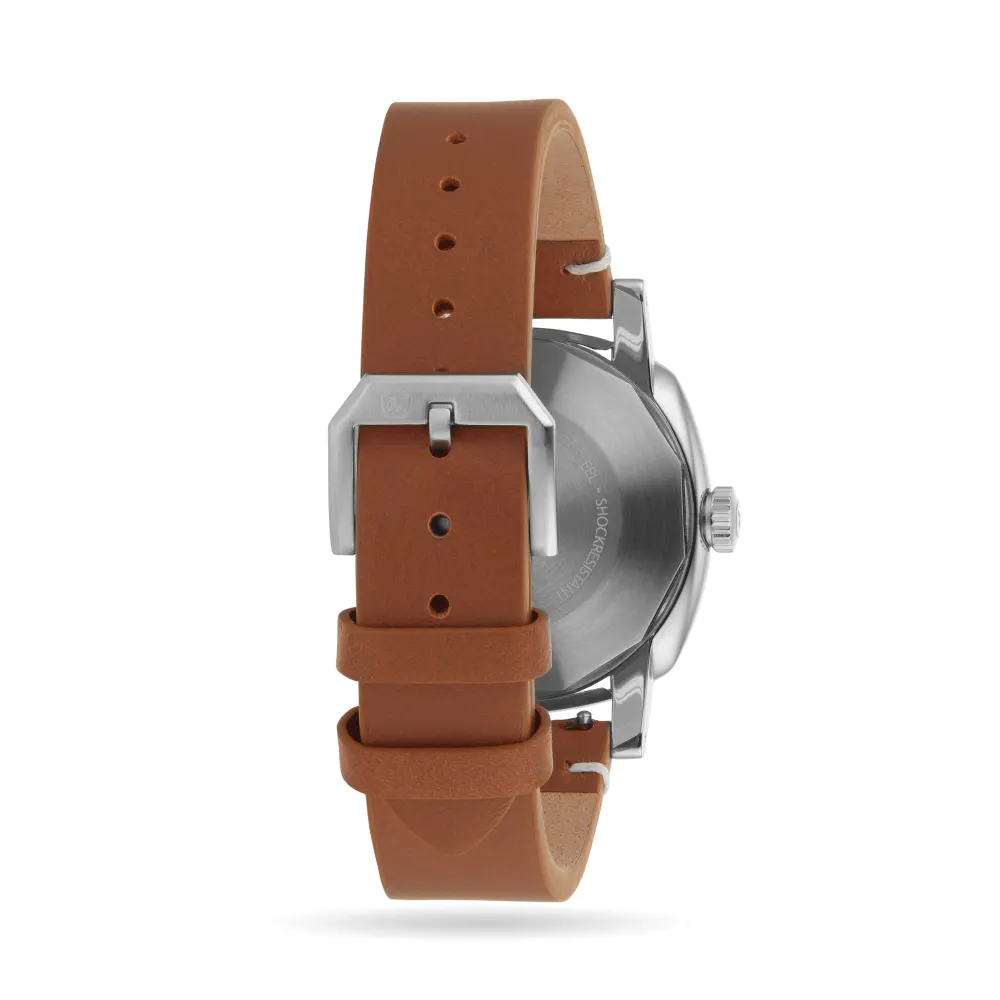 Nivada Grenchen Depthmaster White Pacman 39mm Mens Watch Black in Black, additional product view 3