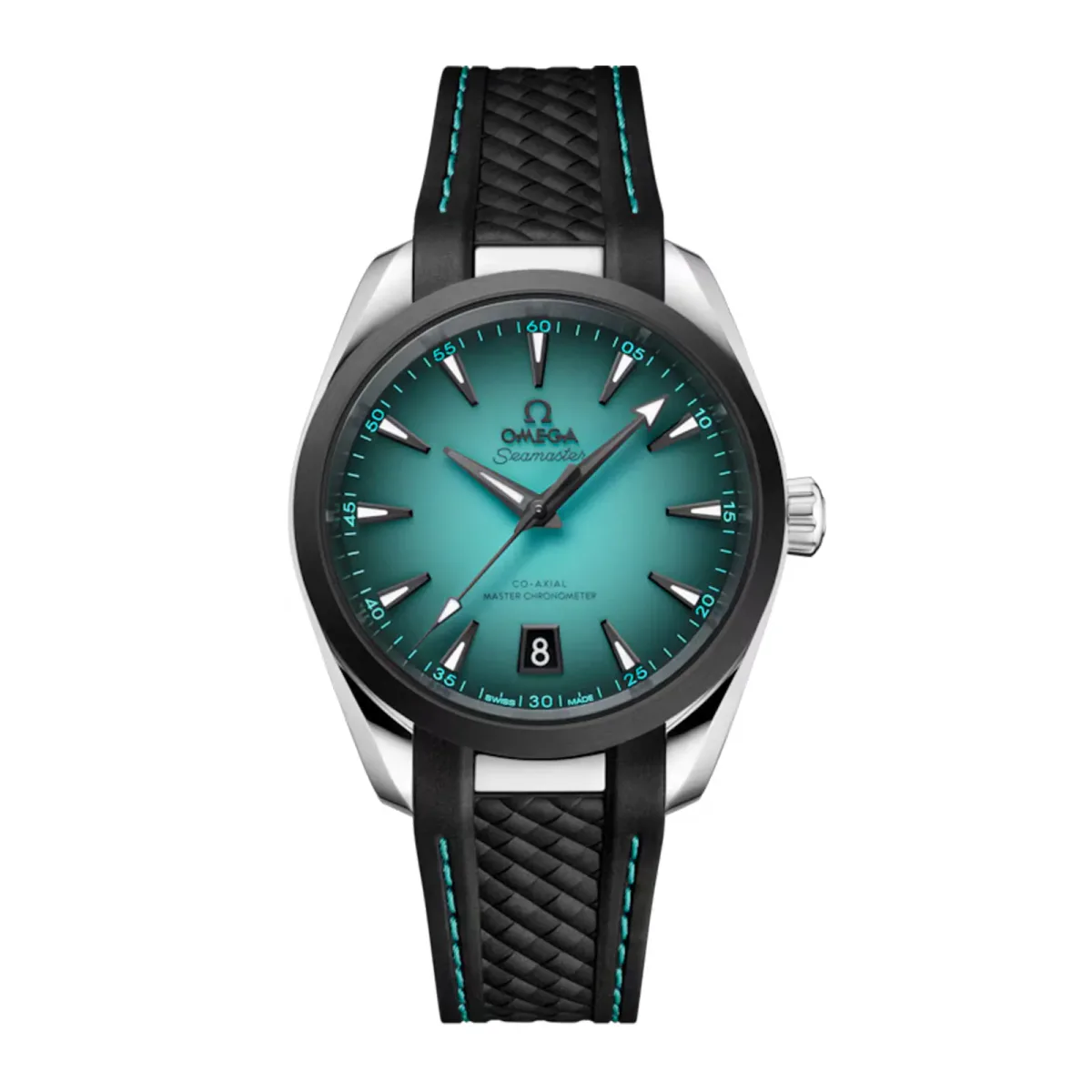 Omega Seamaster Aqua Terra 150M 38mm Mens Watch Turquoise