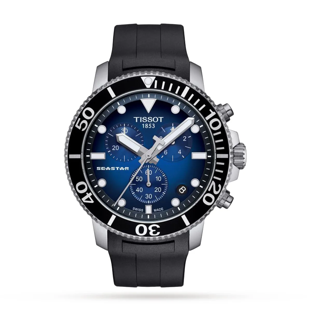 Tissot Seastar 1000 45.5mm Mens Watch Blue