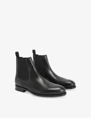KURT GEIGER LONDON Sloane Leather Chelsea Boots - EUR 41 / 7 UK MEN in BLACK, additional product view 2