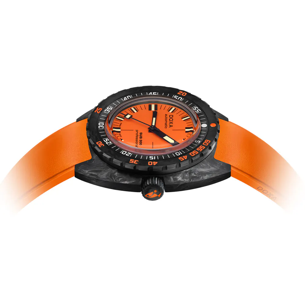 DOXA 42.5mm Mens Watch in Orange, additional product view 3
