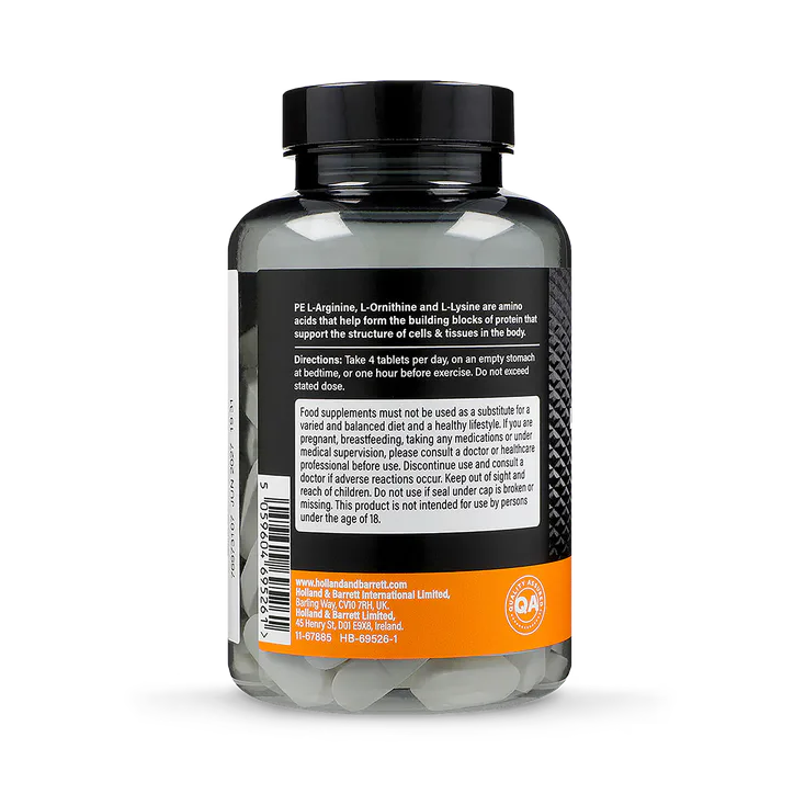 Precision Engineered L-Arginine L-Ornithine L-Lysine 120 Tablets, additional product view 2