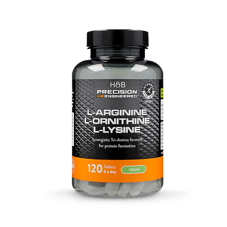 Precision Engineered L-Arginine L-Ornithine L-Lysine 120 Tablets