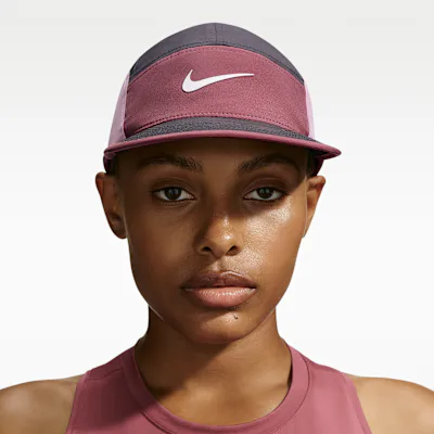 Nike Fly Dri-FIT Unstructured Swoosh Cap - Gridiron/Pink Smoke/Anthracite/Bleached Lilac