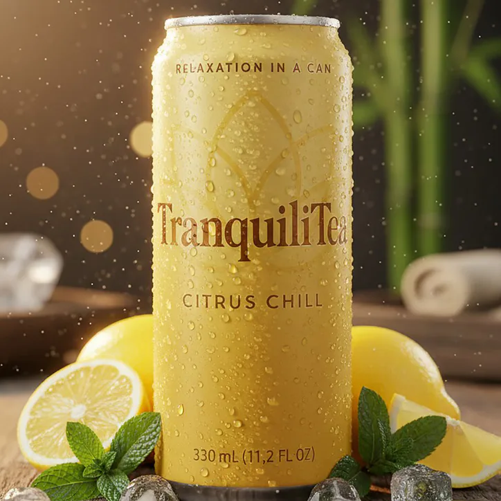TranquiliTea Citrus Chill 330ml X 12 Can, additional product view 3
