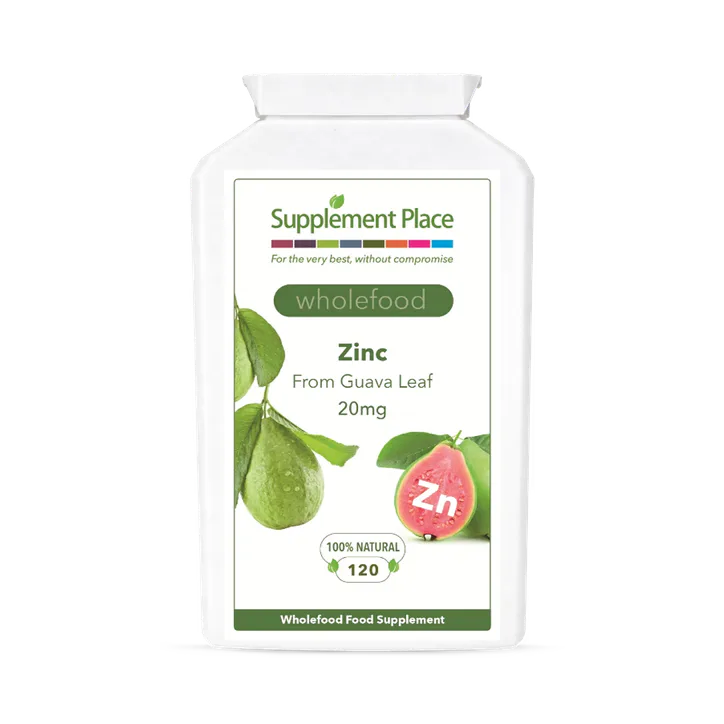 Supplement Place Wholefood Zinc from Guava 20mg | 120 Capsules
