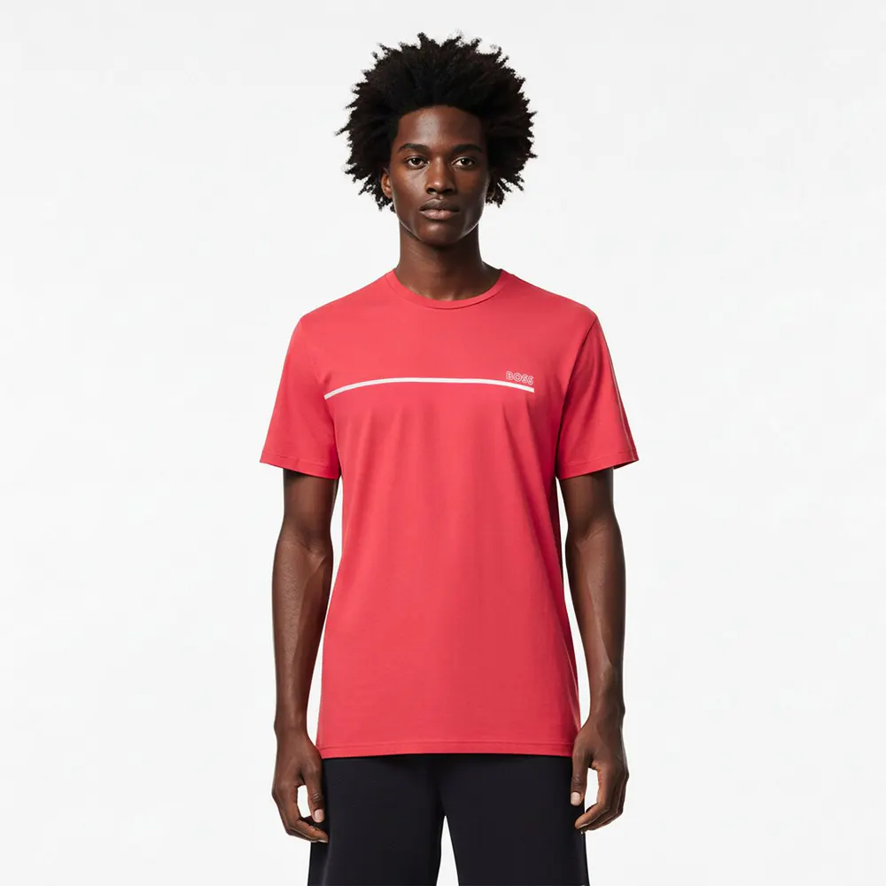 Boss Mens BOSS Bodywear Short Sleeve Soft T-Shirt (Stormfish) detail 3