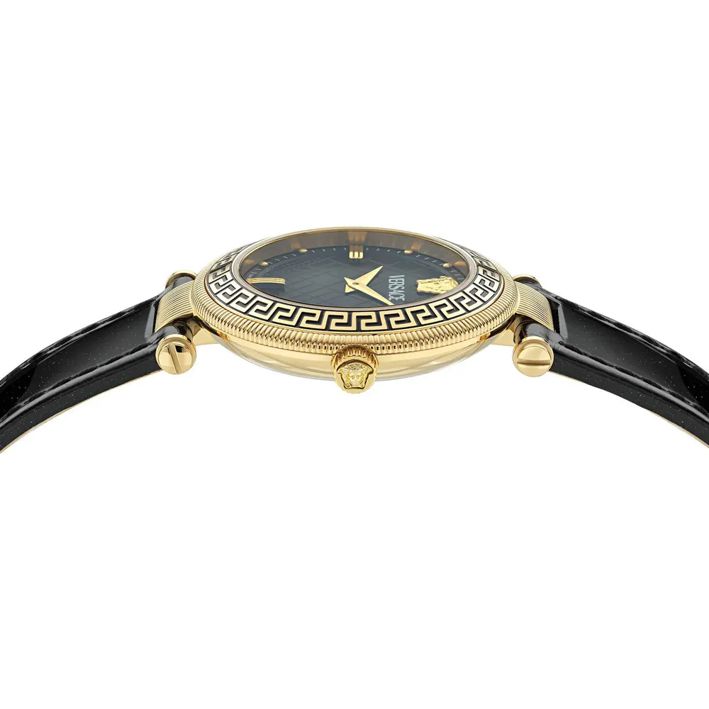 Versace Reve Quartz Analogue Watch in Gold/Black, additional product view 3