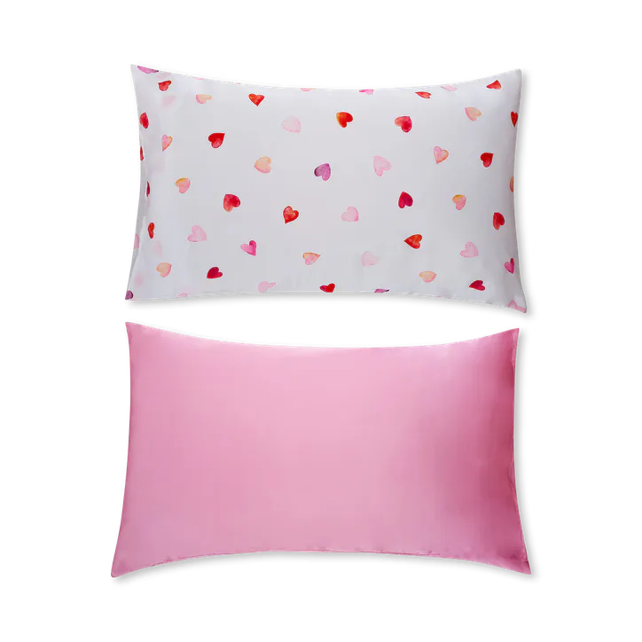 Smug Soft Satin Pillowcase Set - Loveheart – Beauty