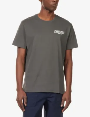 FINISTERRE Logo Workshop Cotton T-shirt detail 3
