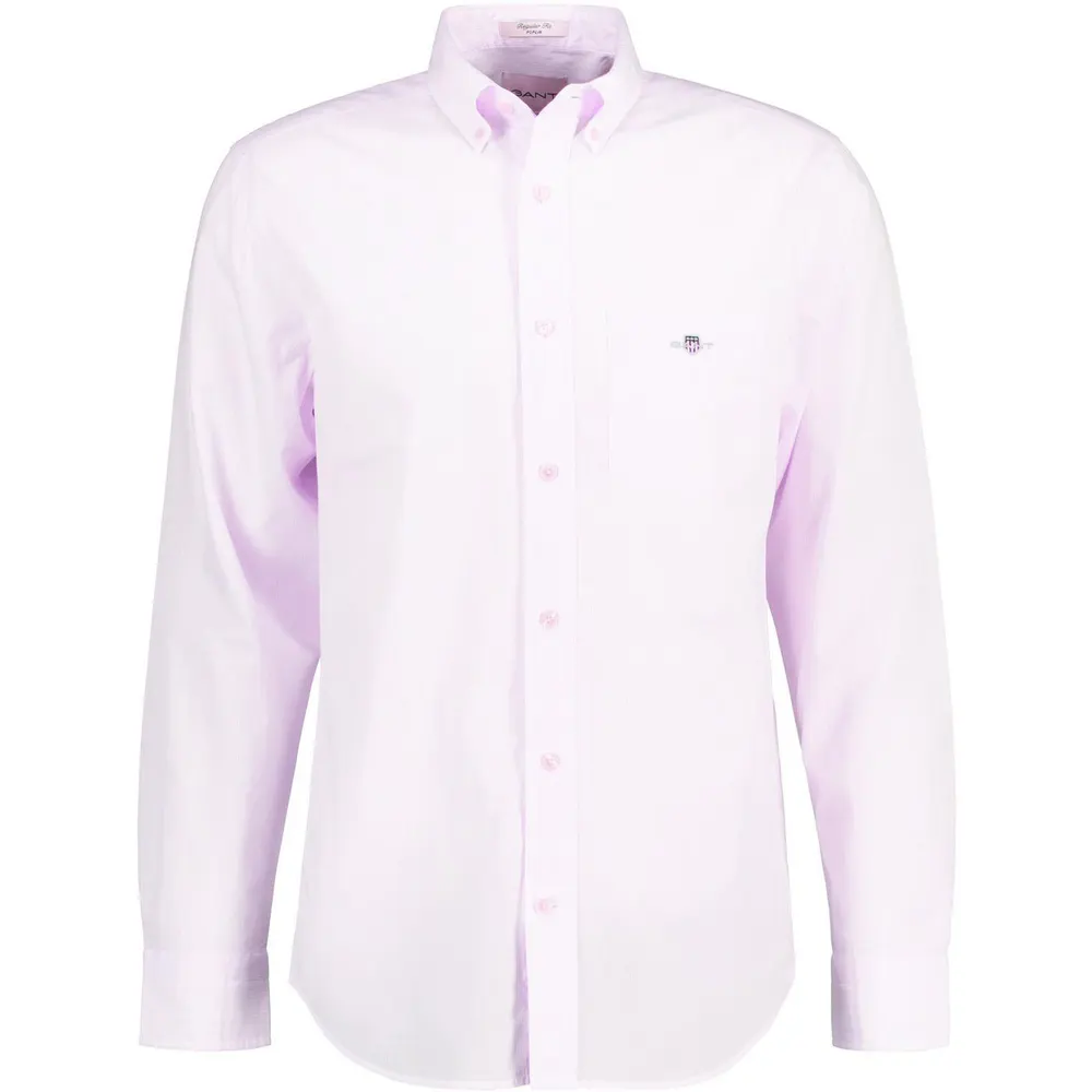 Gant Poplin Banker Shirt in Pale Pink 662 – Clothing