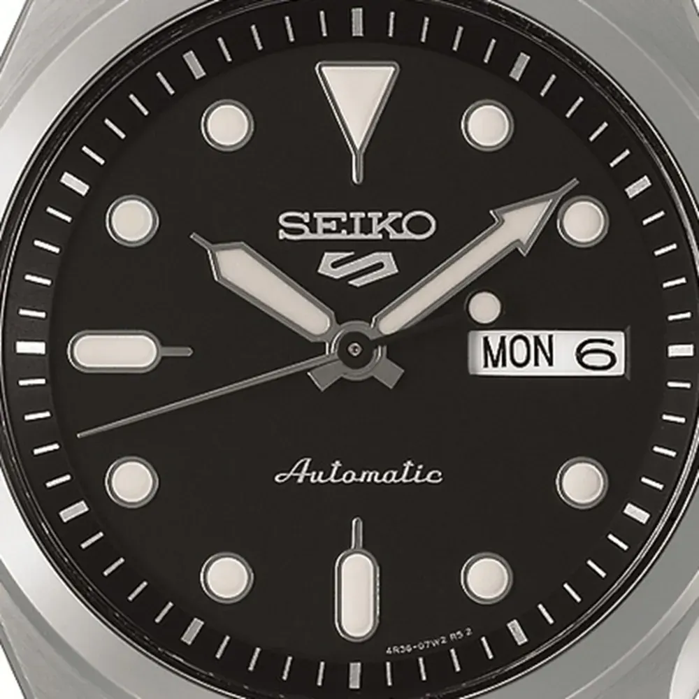 Seiko 5 Sports 5 Sports 40mm Mens Watch Black detail 2