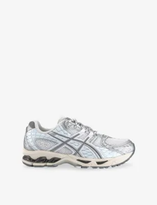 ASICS Gel-Nimbus 10.1 Woven Trainers - EUR 38 / 4 UK MEN in WHITE AIRY BLUE – Mens | Trainers | Lace up trainers
