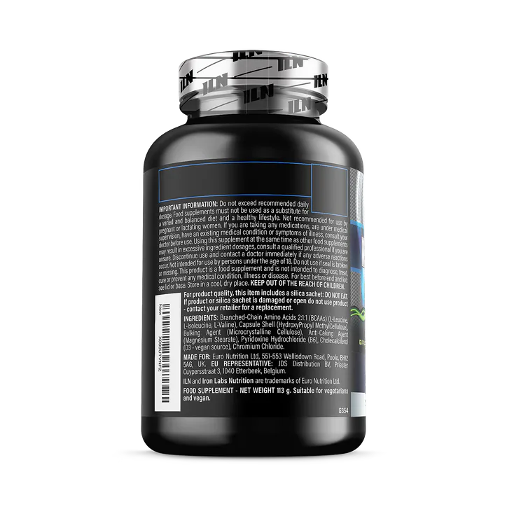 Iron Labs Nutrition BCAA Capsules - 3,000mg per Serving - 150 Vegetarian Capsules detail 3