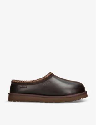 UGG Tasman branded leather slippers - EUR 46 / 12 UK MEN in BROWN/OTH – Mens | Casual shoes | Slippers